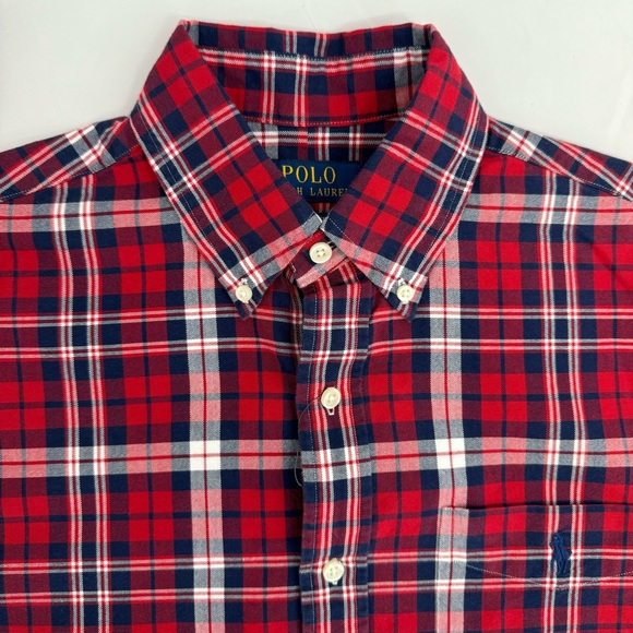 NWT Polo Ralph Lauren  Classic Fit Button Down Shirt Men’s S  Plaid Pony $125 - Picture 2 of 14